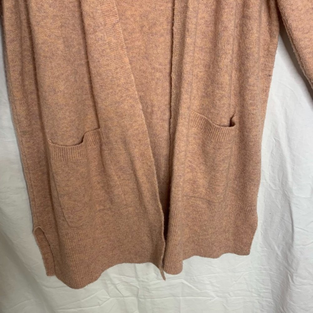 Madewell Kent Coziest Cardigan Alpaca Wool blend pink cardigan Medium - Picture 5 of 14